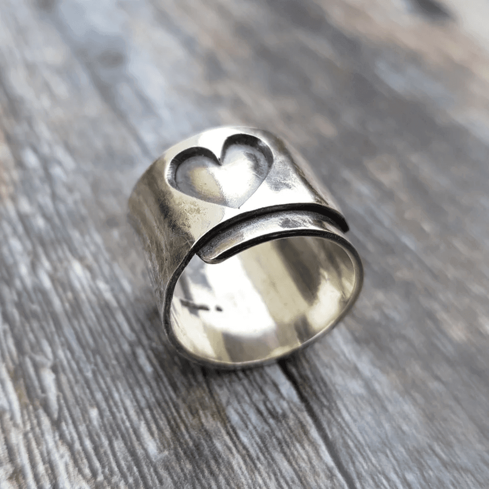 Missing Heart Wrap Ring